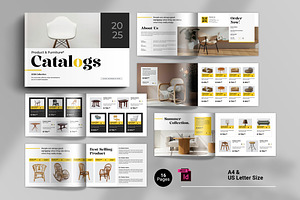 Product Catalog Template Landscape, a Brochure Template by Spark_Creative
