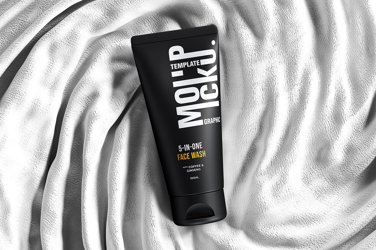 Cosmetic Tube Mockup Design, a Packaging Mockup by Artnivora.Std (Photo 2 of 6)