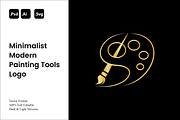 Minimalist Modern Painting Tools, a Branding & Logo Template by Luxury Logos (Thumbnail 1 of 4)