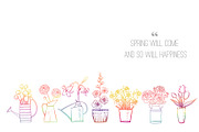 Garden doodles, an Illustration by Elina_Li (Thumbnail 7 of 8)