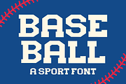 Baseball is a cool sport font, a Script Font by Brown Cupple (Thumbnail 1 of 7)