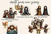 BIBLICAL ADVENT STORY MEGA CLIPART, a Person Illustration by Daring Digies (Thumbnail 9 of 10)