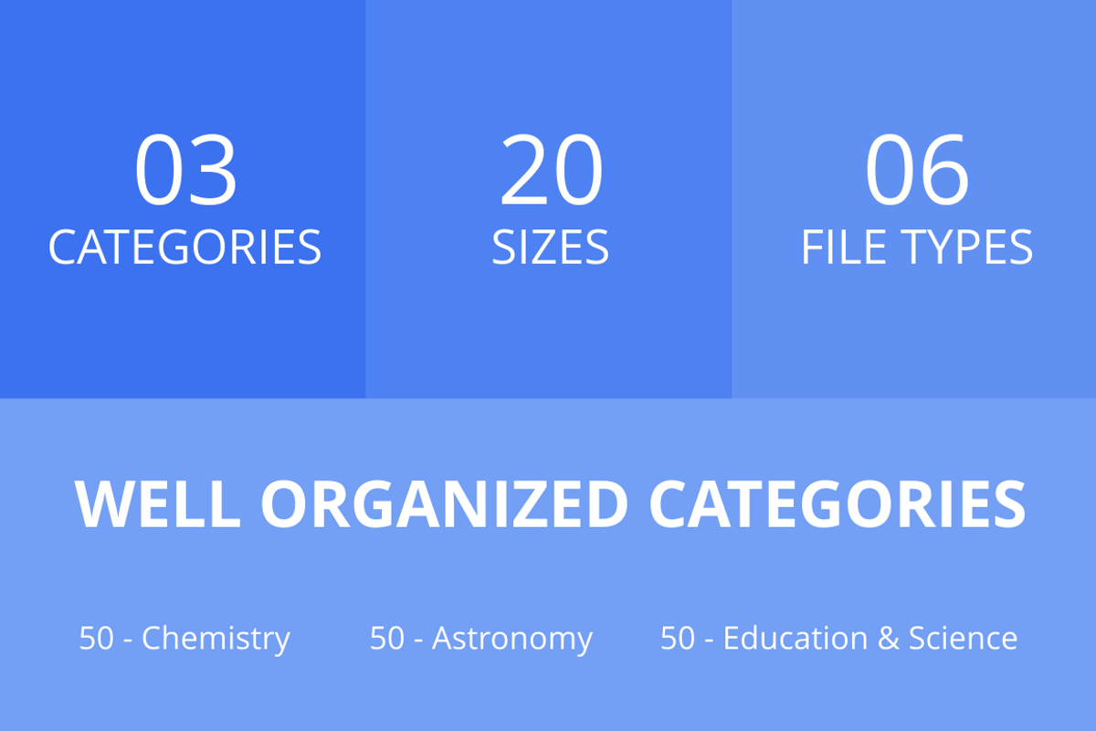 150 Science Filled Line Icons, an Outline Icon by IconBunny (Photo 3 of 6)