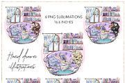 Book Lover Hand Drawn Clipart, a Decorative Illustration by Masha  Studio (Thumbnail 5 of 8)