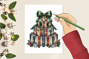 Christmas Book Tree Xmas Teachers, an Illustration by designcity5 (Thumbnail 5 of 8)