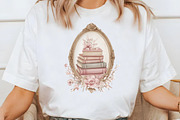 Watercolor Pink Books and Frames, an Education Illustration by Designworld (Thumbnail 6 of 9)