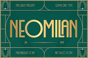 GC Neomilan - Neo Art Deco Typeface, a Sans Serif Font by Glyphonic (Thumbnail 1 of 16)
