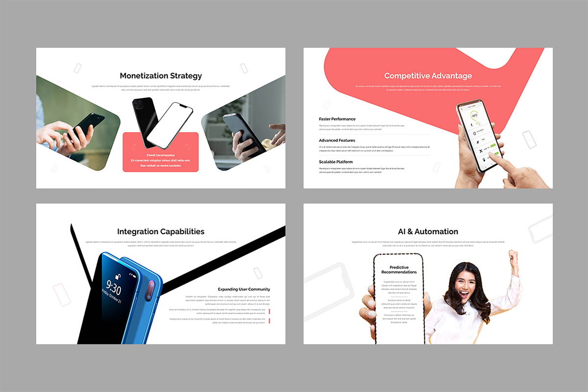 App Showcase Presentation Template, a Presentation Template by White Graphic (Photo 10 of 11)