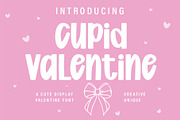 Cupid Valentine, a Handwritten Font by Mini_World (Thumbnail 1 of 5)