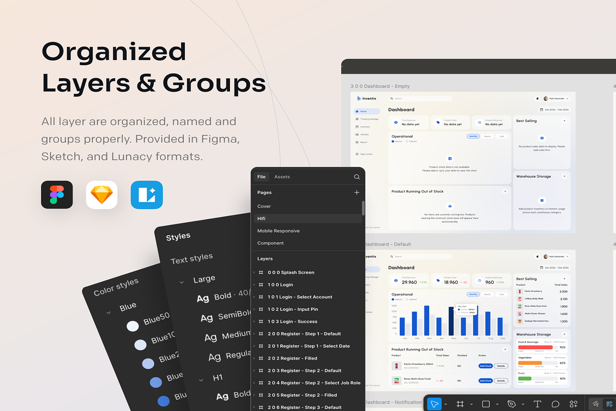 SAAS Warehouse Management Dashboard preview 6