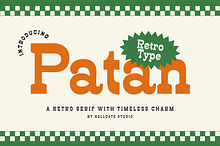 Patan Retro Serif Font