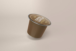 Coffee Capsule Mockup Packaging