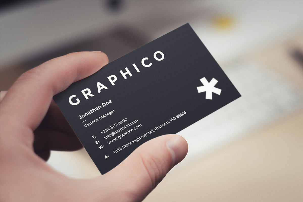 2 in 1 Black&White Business Card-49, a Business Card Template by ND Design (Photo 7 of 9)