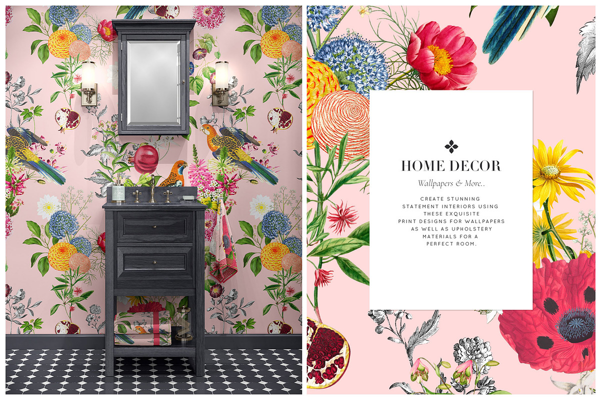 Paradise Florals Prints & Motifs, a Pattern Graphic by TSTUDIO (Photo 12 of 13)