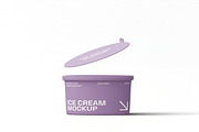 Ice Cream Cup Mockup, a Packaging Mockup by renderstockmarket (Thumbnail 4 of 4)