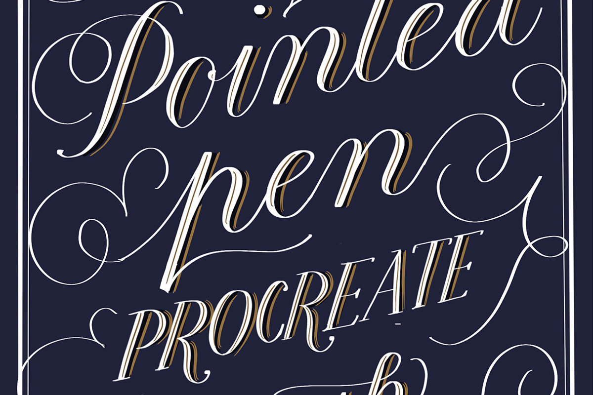Procreate Lettering Kit—4 Brushes, a Brush Add-On by The Scratchy Nib (Photo 5 of 16)