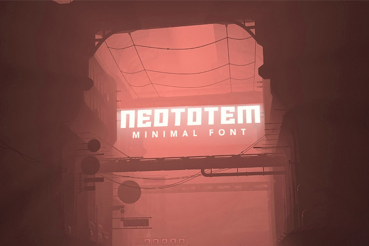 Neototem Font preview 2