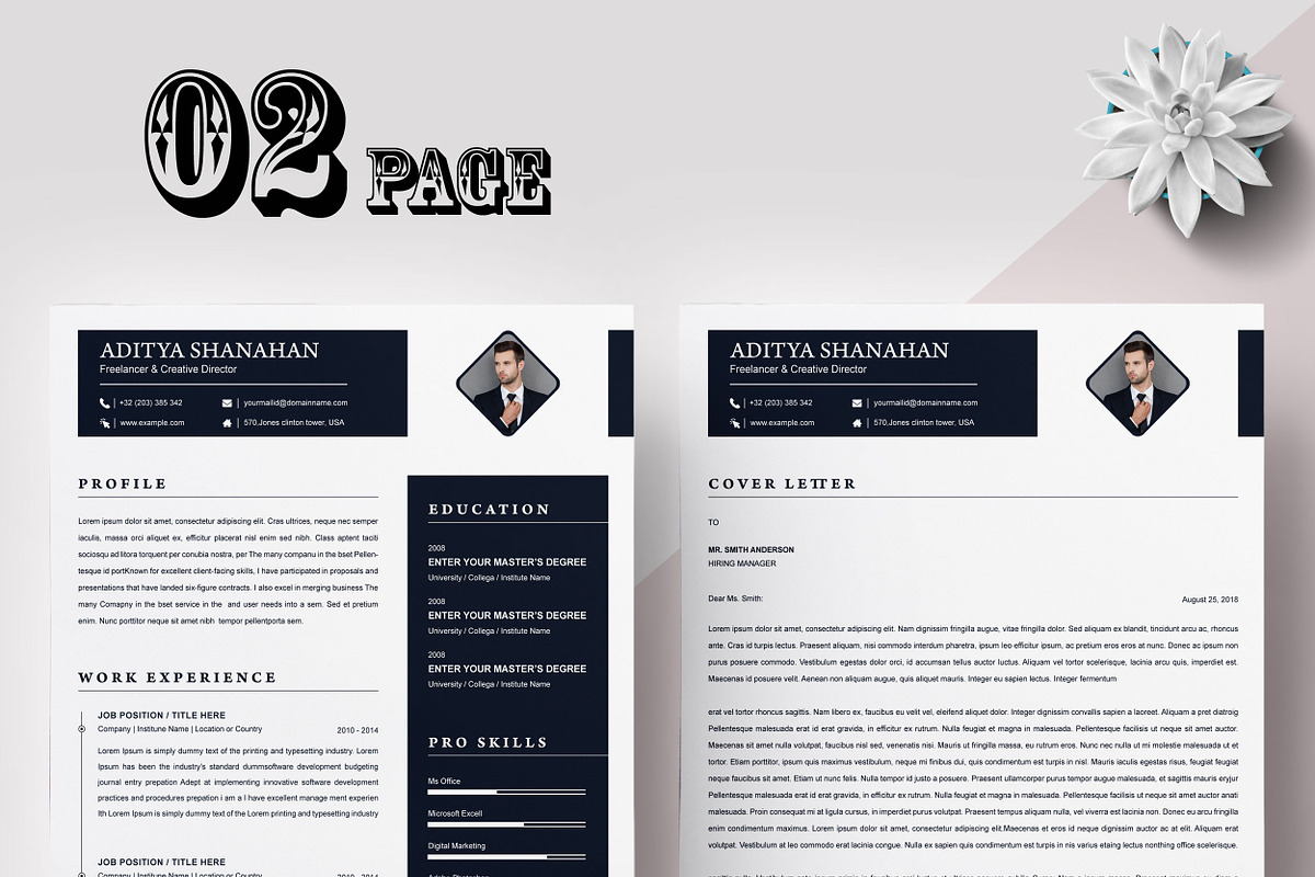 Resume Templates CV Bundle, a Resume Template by X-Type (Photo 11 of 21)