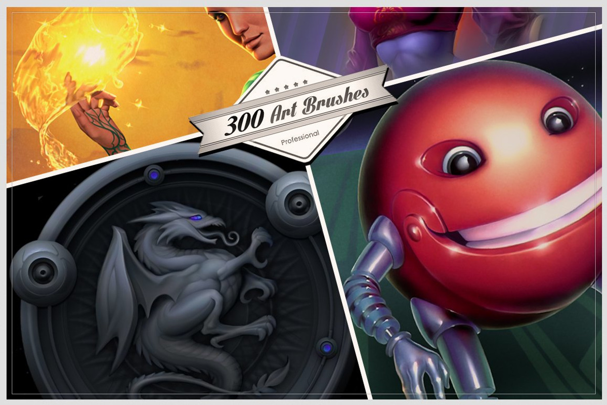 RM Digital Art Brushes SE for PS, a Brush Add-On by R M (Photo 4 of 5)