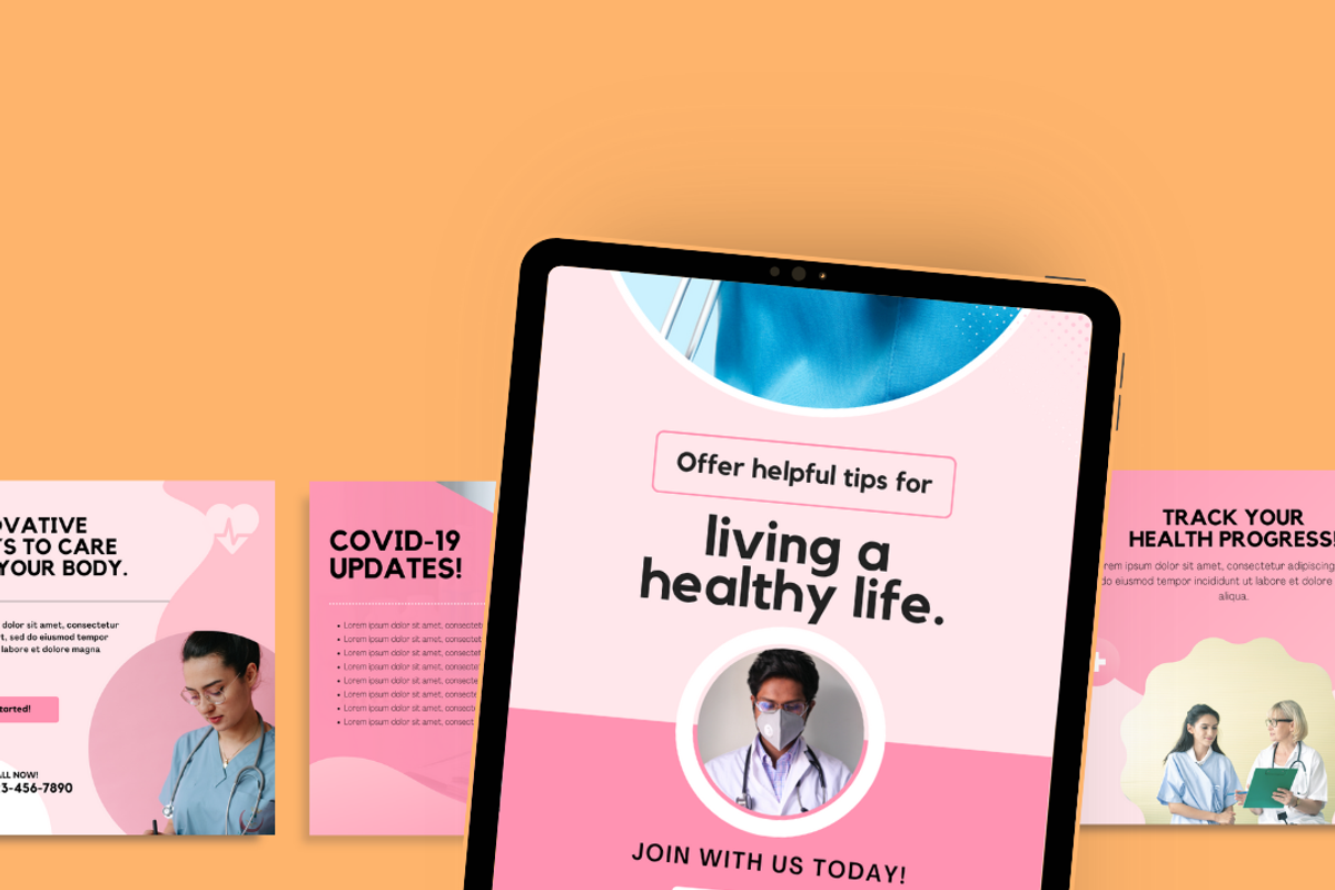 HEALTHCARE SOCIAL MEDIA TEMPLATE, a Social Media Template by Local Marketing Templates (Photo 4 of 10)