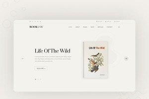 Booksaw Bookstore Website Template