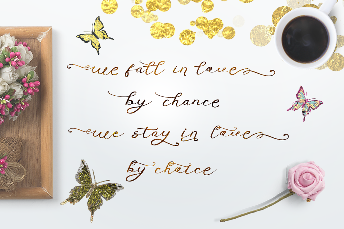 Anniversa - Wedding Font preview 2
