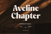 Aveline Chapter, a Sans Serif Font by Zafiratype (Thumbnail 6 of 15)