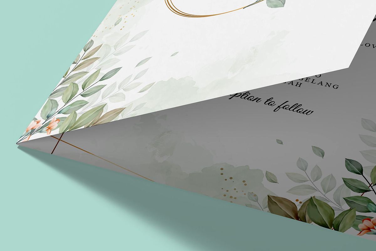 Invitation & Greeting Card Mockup, an Advertising Mockup by Illusiongraphic (Photo 17 of 27)