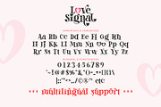 Love Signal - Serif Font with Heart, a Serif Font by Airotype (Thumbnail 11 of 13)