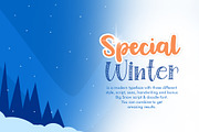 Special Winter 5 Font + Bonus, a Script Font by khurasan (Thumbnail 2 of 10)