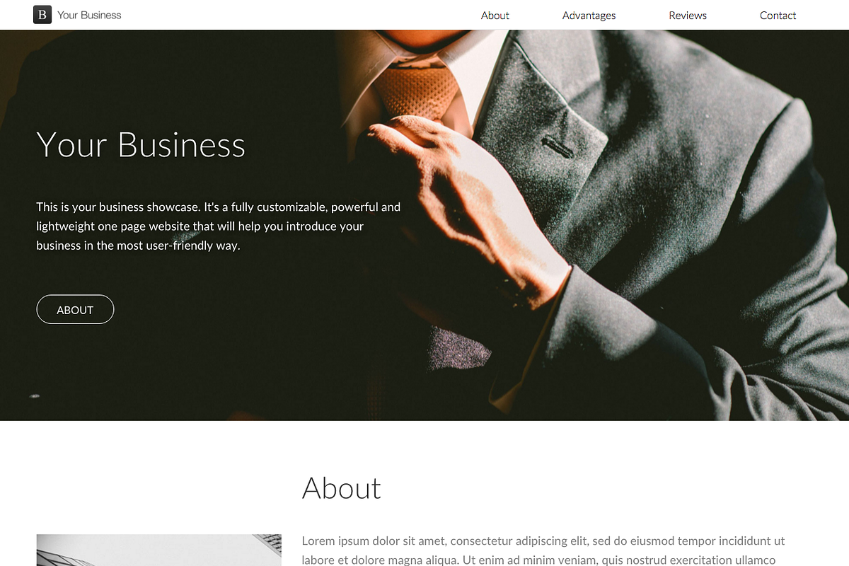 Your Business | Website template, a HTML Template by SD Themes (Photo 3 of 4)