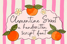 Clementine Sweet Handwritten Font