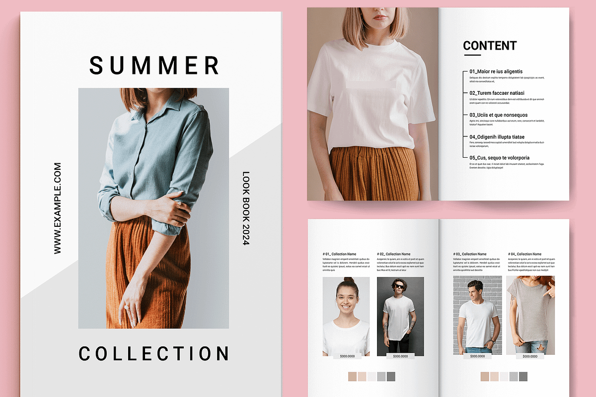 Look Book Magazine Design Layout