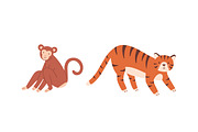 Cute wild animals set, an Animal Illustration by Good Studio (Thumbnail 3 of 3)