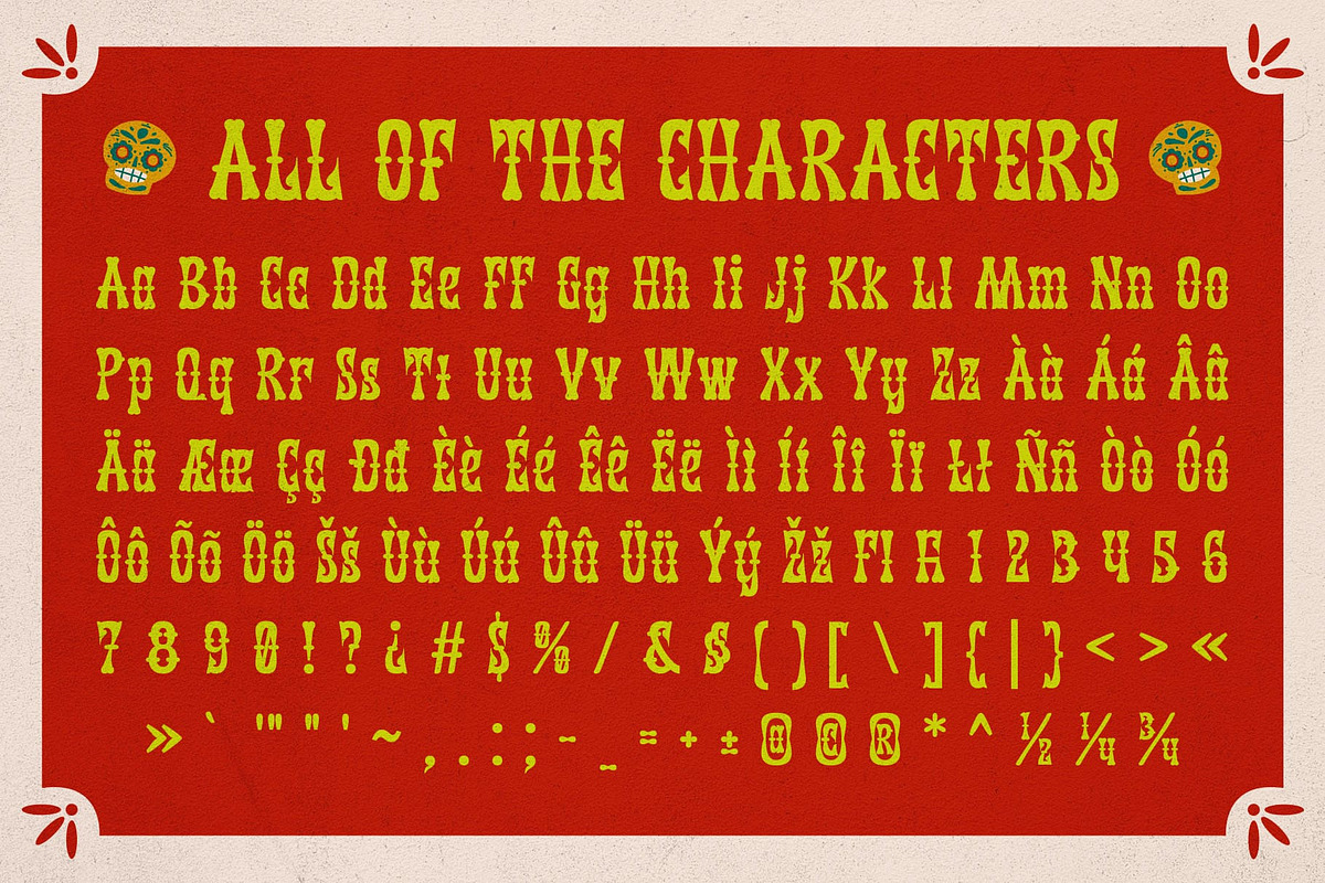 CS Morgana – Tuscan Font, a Sans Serif Font by Craft Supply Co. (Photo 8 of 8)