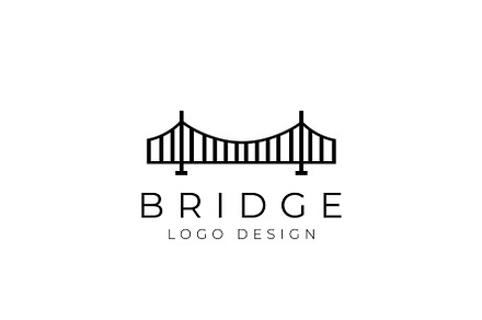 Simple Bridge Logo Design preview 2
