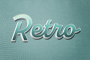 Vintage Comic Text Effects