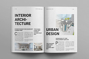 Architecture Magazine Layout, a Magazine Template by E-Type (Thumbnail 6 of 7)
