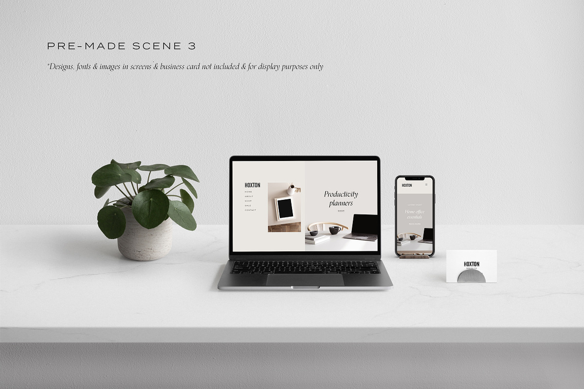 Desktop & Multi Device Scene Creator, a Mac Mockup by Moyo Studio (Photo 4 of 15)