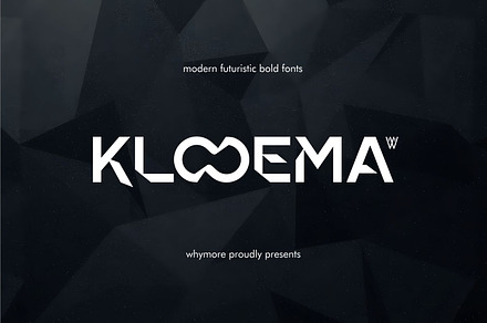 KLOEMA Logo Modern Bold Font