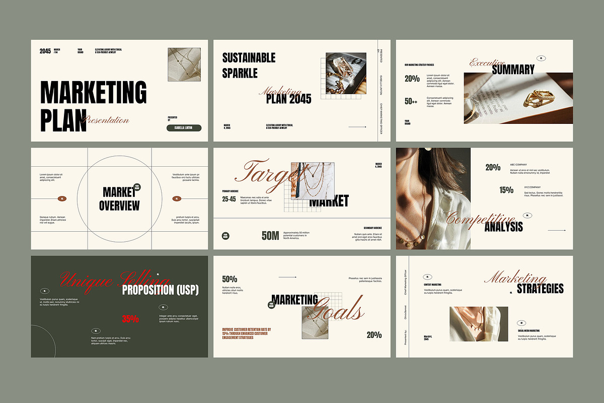 Marketing Strategy Plan Google Slide