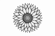 Intricate Mandala Coloring Set, an Illustration by hafijul (Thumbnail 2 of 11)