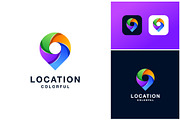 Point Location Colorful Modern Logo, a Branding & Logo Template by ika trisiana (Thumbnail 2 of 2)