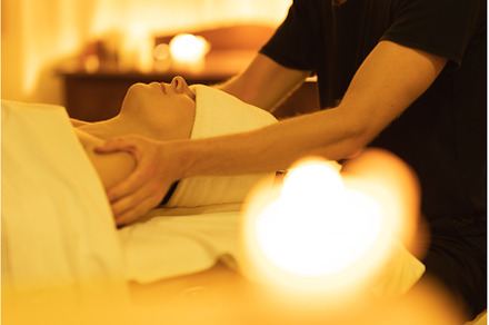 Massage procedure - woman client, a Beauty & Fashion Photo by Barcelona_dreams