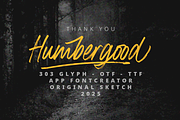 HumberGood, a Script Font by Zelda Graphic (Thumbnail 6 of 6)
