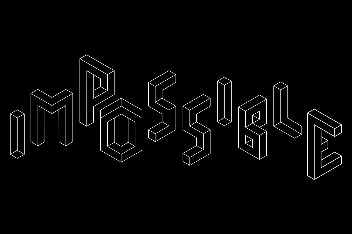Impossible Type, a Font by Fleta (Photo 1 of 5)