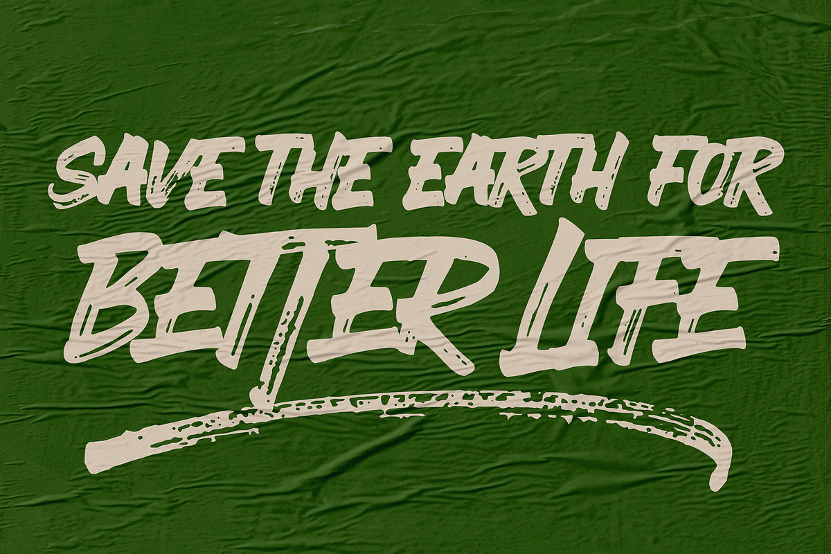 Ever Looser - Wild Brush Font, a Blackletter Font by azetypestudios.com (Photo 13 of 19)