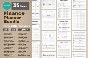 Finance planner Bundle