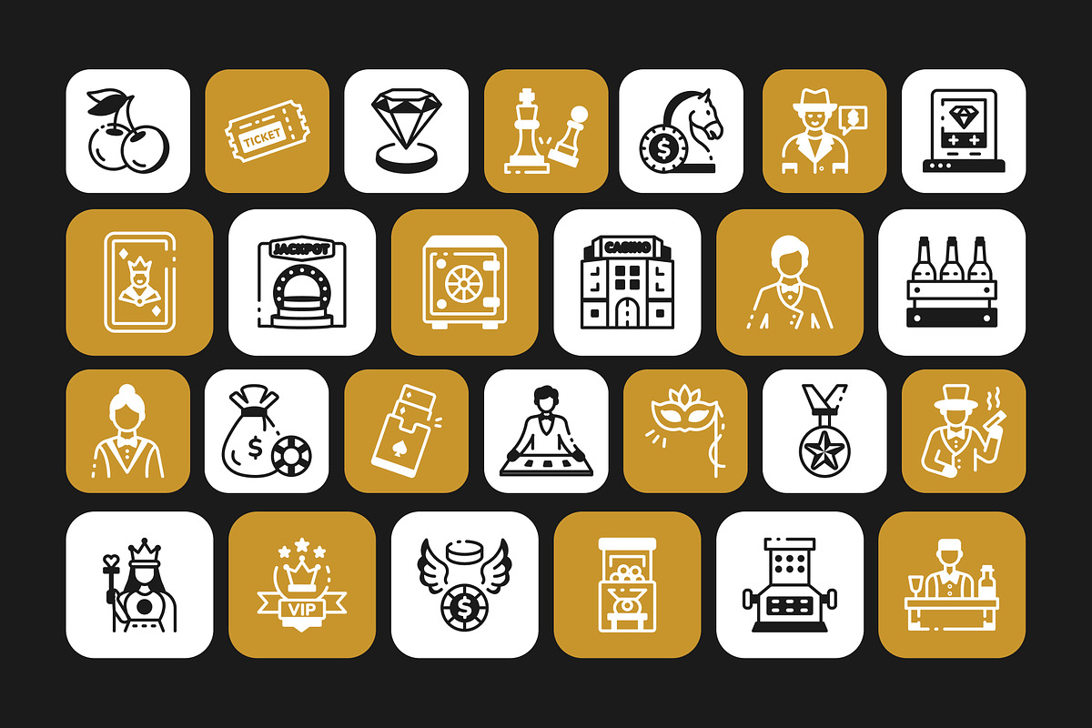 Animated Casino and Gambling Club, a Solid Icon by Vectors Market (Photo 2 of 4)