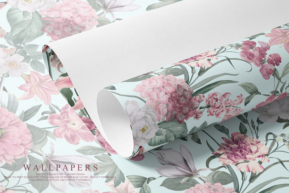 Florenza Botanical Flower Pattern, a Pattern Graphic by Fabrivo (Photo 5 of 10)